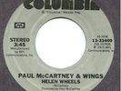 PAUL McCARTNEY & WINGS deleted oldie 45 HELEN WHEELS