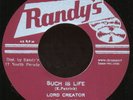 ** LORD CREATOR SUCH IS LIFE COME DOWN 68  RANDYS BOSS