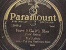 Ma Rainey & Tub Jug Washboard Band Paramount 78 Blues