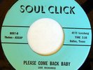 rare Soul 45 DEBONAIRS please come back baby SOUL CLICK