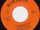 NORTHERN SOUL 45 RPM -BERARD WILLIAMS - on HARTHON
