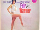 SANDY WARNER Fair & Warner mono lp NM/VG+ Steve Allen