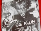 GG ALLIN / ARTLESS split LP original rare punk LP G.G.