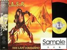 W.A.S.P THE LAST COMMAND JAPAN PROMO ONLY LP MINT WASP