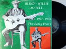BLUES Blind Willie McTell Early Years '27-33 YAZOO LP