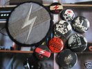 Throbbing Gristle VINTAGE  patch and buttons ORIGINAL