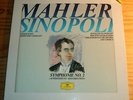 MAHLER 2.Symphony SINOPOLI 2-LP-Box DG Digital