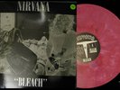 NIRVANA BLEACH RARE PINK MARBLE WAX SUB POP LP SP34