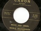 ROCKABILLY MURLE RICHARDSON CARON MEAN AND CRUEL listen
