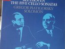 PIATIGORSKY - SOLOMON / BEETHOVEN  cello sonatas / HMV