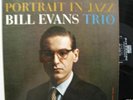 BILL EVANS Trio  . Jazz LP . Portrait In Jazz . Mint-