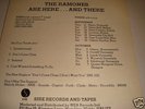 THE RAMONES -ARE HERE.AND THERE 4 TRACK PROMO 1978 RARE