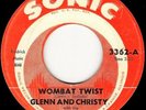 GLENN AND CHRISTY - WOMBAT TWIST- 1960s - LaGRANGE, ILL
