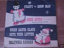 Gene Autry -78 rpm record - Frosty the Snowman w jacket