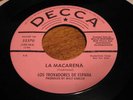 6 Latin 45 rpm: Decca DJ #21029, 21030, 21033, 21034,