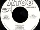 PETER GABRIEL(Genesis) 'Solsbury' Near Mint US PROMO 45