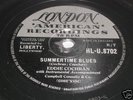 EDDIE COCHRAN - SUMMERTIME BLUES Rare 1958 LONDON 78 EX