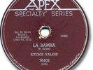 Rare RITCHIE VALENS 78 RPM Record. La Bamba/Donna