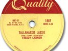 1959 FREDDY CANNON 78 RPM Record. Tallahassie Lassie