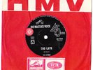 TOO LATE / PLEASE TELL - THE EPICS 1965 OZ PUNK / BEAT