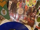 THE BEATLES SGT PEPPER COULEUR BLEU RARE