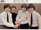 BEATLES EP Michelle/Drive My Car SWEDEN PS 45 VERY RARE