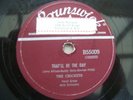 BUDDY HOLLY CRICKETS THAT'LL BE THE DAY 78 RPM RECORD