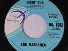 MARKSMEN: Night Run/scratch 45 (dj, the Ventures) rare Oldies