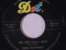DINO MATTHEWS & GROUP: The Girl That I Love / Lenore 45 rare Vocal Groups