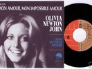 OLIVIA NEWTON JOHN : Mon amour RARE 75 FRENCH SUNG 45
