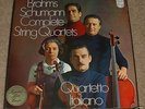 Brahms 3 Lp Box String Quartetto Italiano Philips
