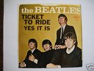 The Beatles 45 Ticket To Ride w/rare PS in VG++ cond.