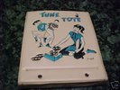 VINTAGE RECORD CASE FILLED WITH 45 RECORDS - PONYTAIL