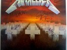 METALLICA SIGNED MASTER OF PUPPETS – CLIFF BURTON RARE
