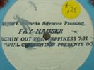 TEST PRESSING** FAY HAUSER - REACHIN' OUT FOR HAPPINESS