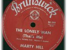 MARTY HILL THE LONELY MAN RARE ORIG OZ COUNTRY 45 PRESS