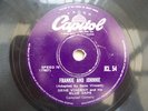 GENE VINCENT FRANKIE AND JOHNNIE RARE 78 RPM RECORD