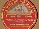 (1)78RPM FURTWANGLER CORIOLAN OUVERTURE BEETHOVEN OP 62
