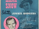 Hank Snow Salutes Jimmie Rodgers - 2-45 EP album