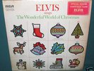 Elvis Presley WW Of Christmas LP W/ Sticker Photo