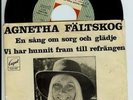 AGNETHA FÄLTSKOG Original Singel Vinyl - ABBA -