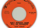LOUIS JORDAN Tangerine 45 SATURDAY NIGHT FISH FRY