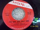 Johnny Wells #A1001 Astor Records The One & Only One
