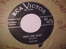 PIANO RED 45 RPM RIGHT AND READY RCA 47-5544