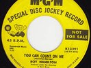 NORTHERN SOUL 45 RPM - ROY HAMILTON on M-G-M (PROMO)