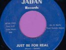 JOHNNY MOORE JUST BE FOR REAL RARE NORTHERN SOUL 45 RPM
