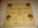 Rare BEATLES FAN CLUB Christmas flexi 1963 (near MINT)