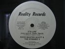 ROCK MASTER SCOTT It's Life ELECTRO/SYNTH/RAP 12