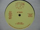 A-TACK My Car RARE DETROIT ELECTRO/RANDOM RAP 12