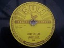 JOHNNY CASH NEXT IN LINE RARE 78 RPM RECORD ON SUN